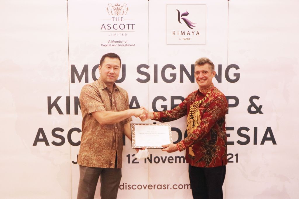 Jalin Kerjasama dengan Kimaya Group, ASCOTT Perluas Jaringan Hotel Diberbagai Kota Besar di Indonesia
