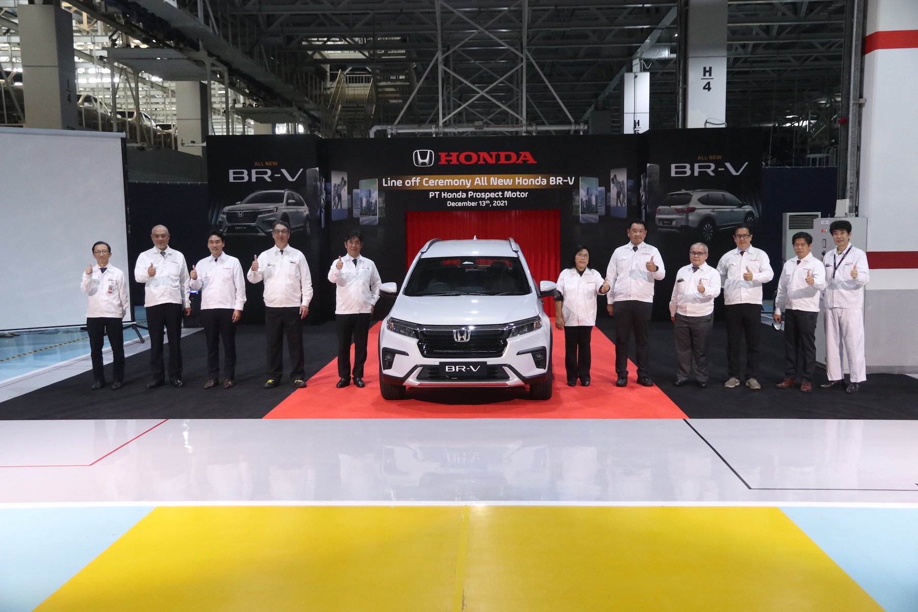 Honda BR-V Siap Produksi Perdana di Pabrik Honda Indonesia