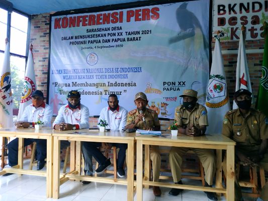 BKNDI Gelar Sarasehan Desa Dalam Rangka Sukseskan PON XX Tahun 2021 di Papua dan Papua Barat