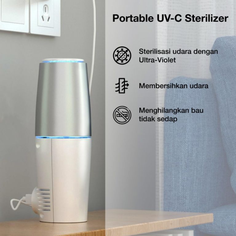 Air purifier dengan on sale uv light