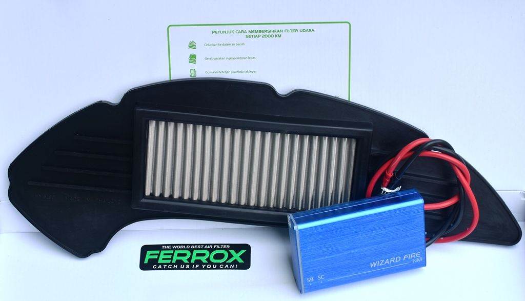 All New Aerox 155 Connected Ferrox Tebar Diskon