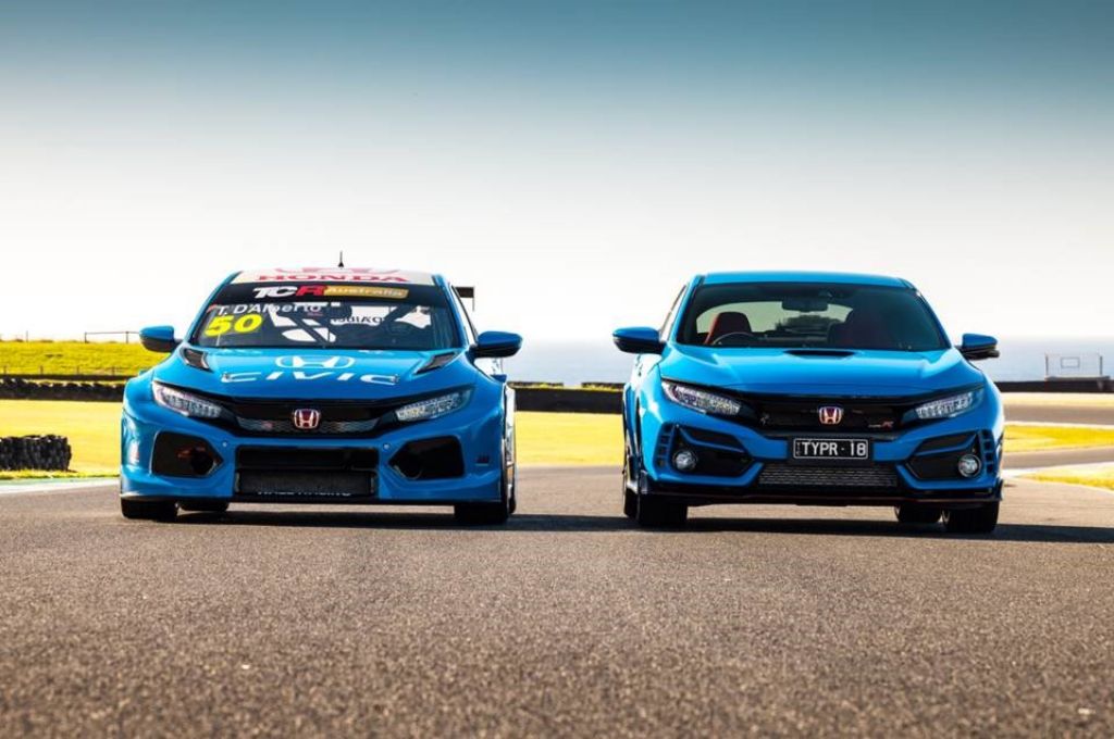 Honda Civic Type R TCR Tampil Dengan Warna Dominan 'Racing Blue' di Australia