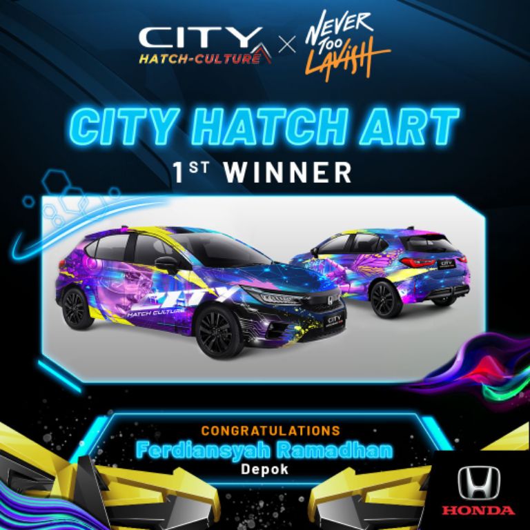 Ferdiansyah Ramadhan Juarai Kompetisi Desain Vitual 'City Hatch Art' 