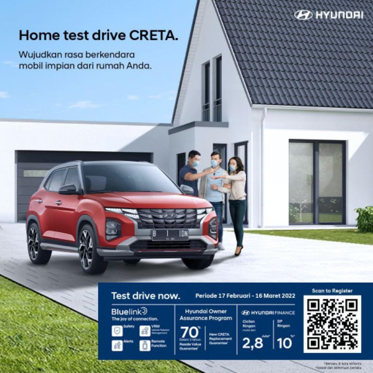 Hyundai Hadirkan Program 'Hyundai CRETA Home Test-Drive' untuk Berikan Kenyamanan Bagi Pelanggan
