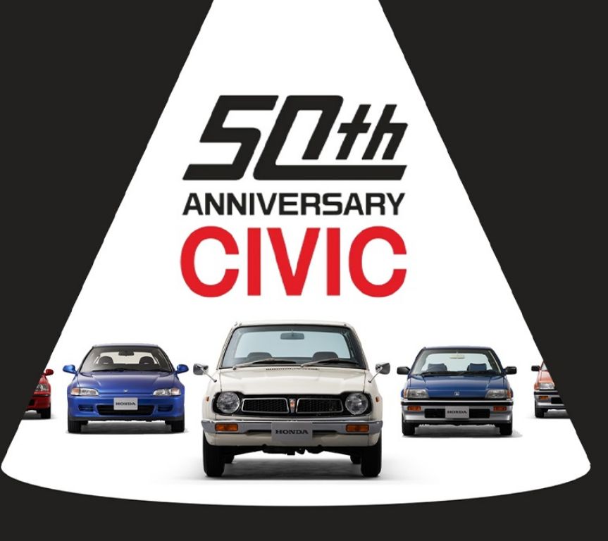 Rayakan 50 tahun sebagai model Global, Honda hadirkan berbagai generasi Honda Civic. | jakartainsight.com