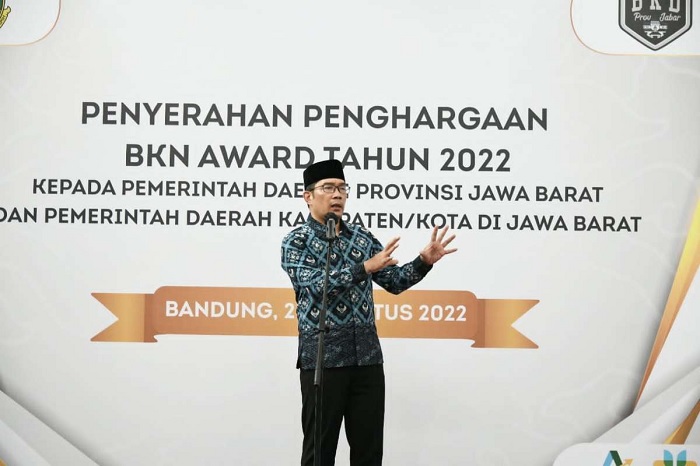 Pemda Provinsi Jawa Barat dan 11 Kabupaten/ Kota Raih Penghargaan BKN Award 2022