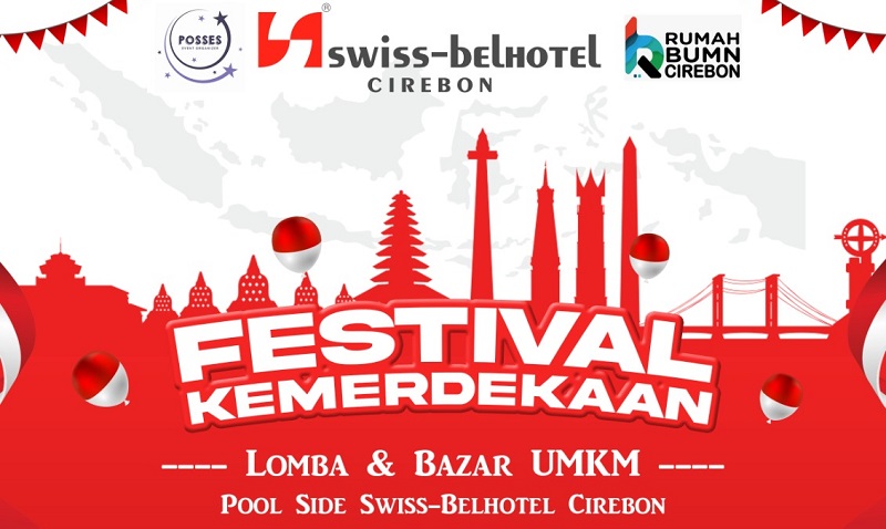 Peringatan HUT RI 78 Swiss-Belhotel Cirebon Gelar Festival Kemerdekaan