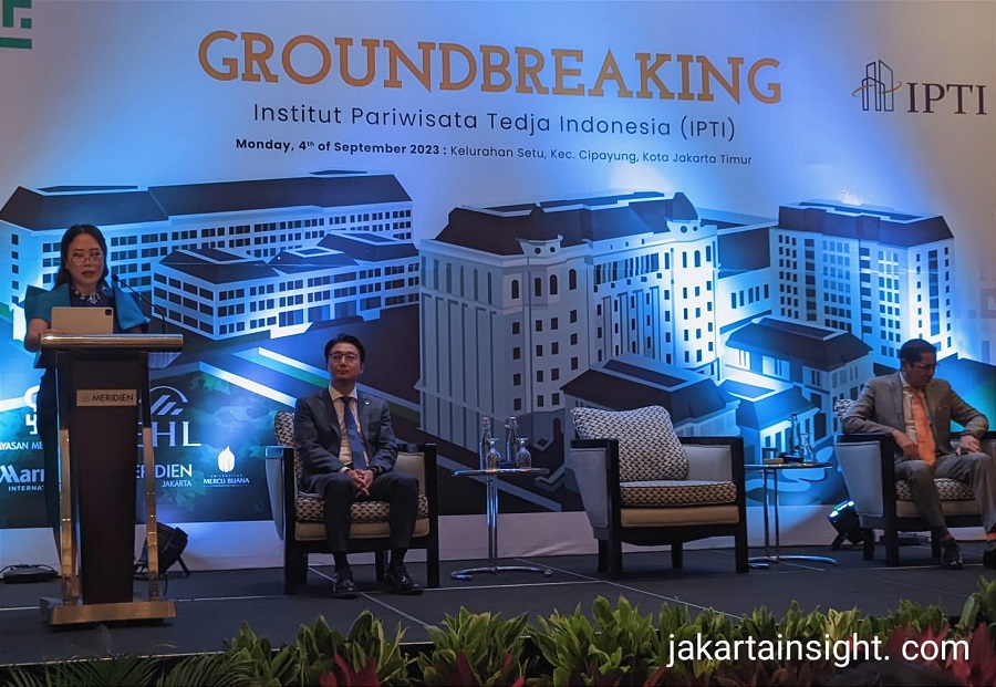 Ground Breaking Ceremony Institut Pariwisata Tedja Indonesia, Senin, 4 September 2023 di Sasono Mulyo Ballroom, Le Meridien Jakarta | jakartainsight.com