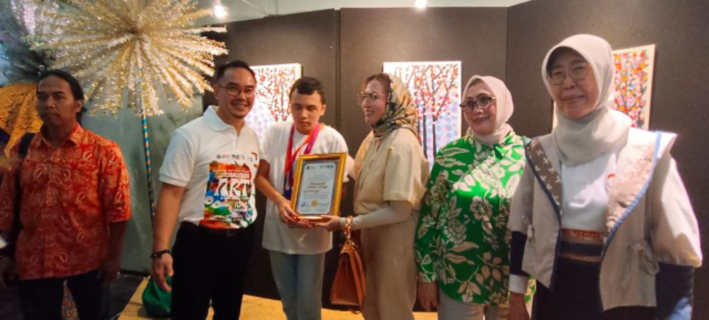 Gelaran pameran lukisan inklusif oleh Yayasan Danuraja Kreasi Indonesia di Taman Ismail Marzuki, Jakarta. | jakartainsight.com